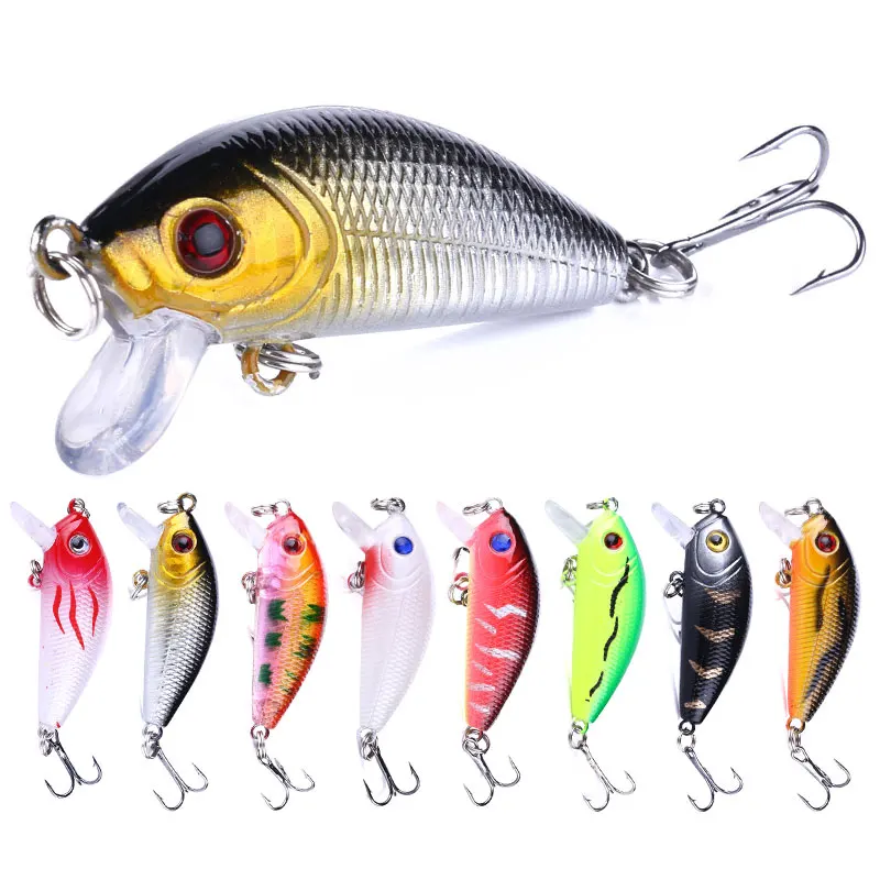 Minnow Fishing Lures 5cm 3.6g Floating Isca Japan Hard Bait Bass Topwater Pesca Wobblers Crankbait Fishing Tackle