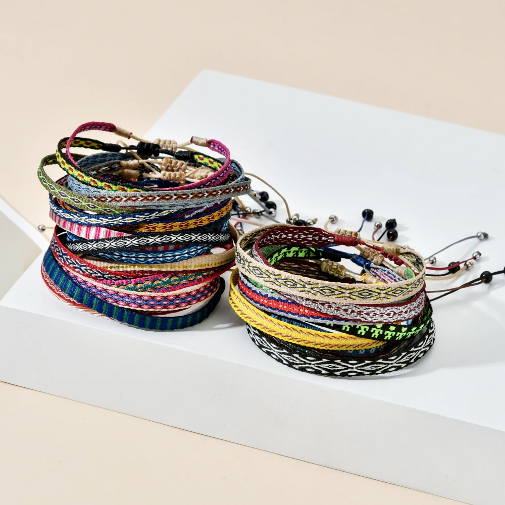 ZMZY Weave New Boho Handmade Braided Bracelets For Women Pattern