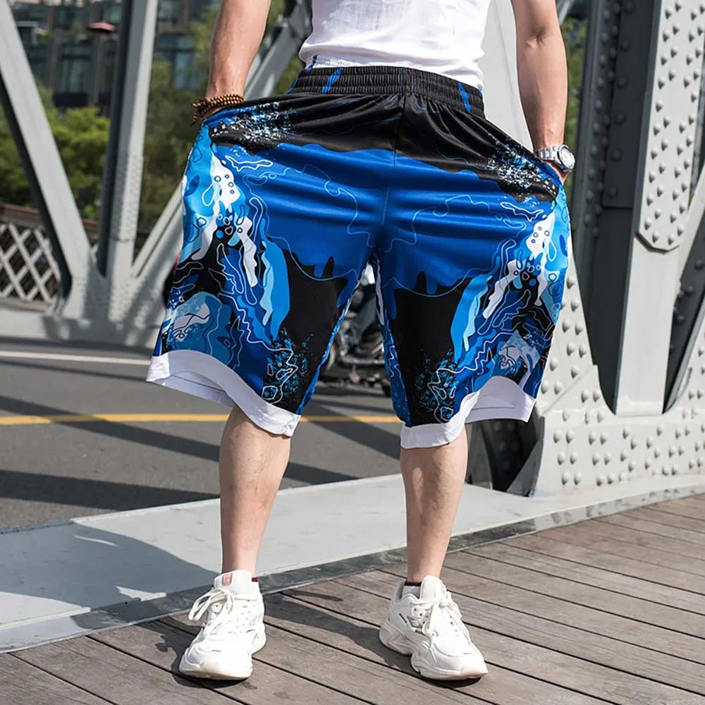 New Fashion Beachshorts Men Casual Summer Sportswear Hiphop Harem Shorts Streetwear Plus Size 7XL Shorts Clothing