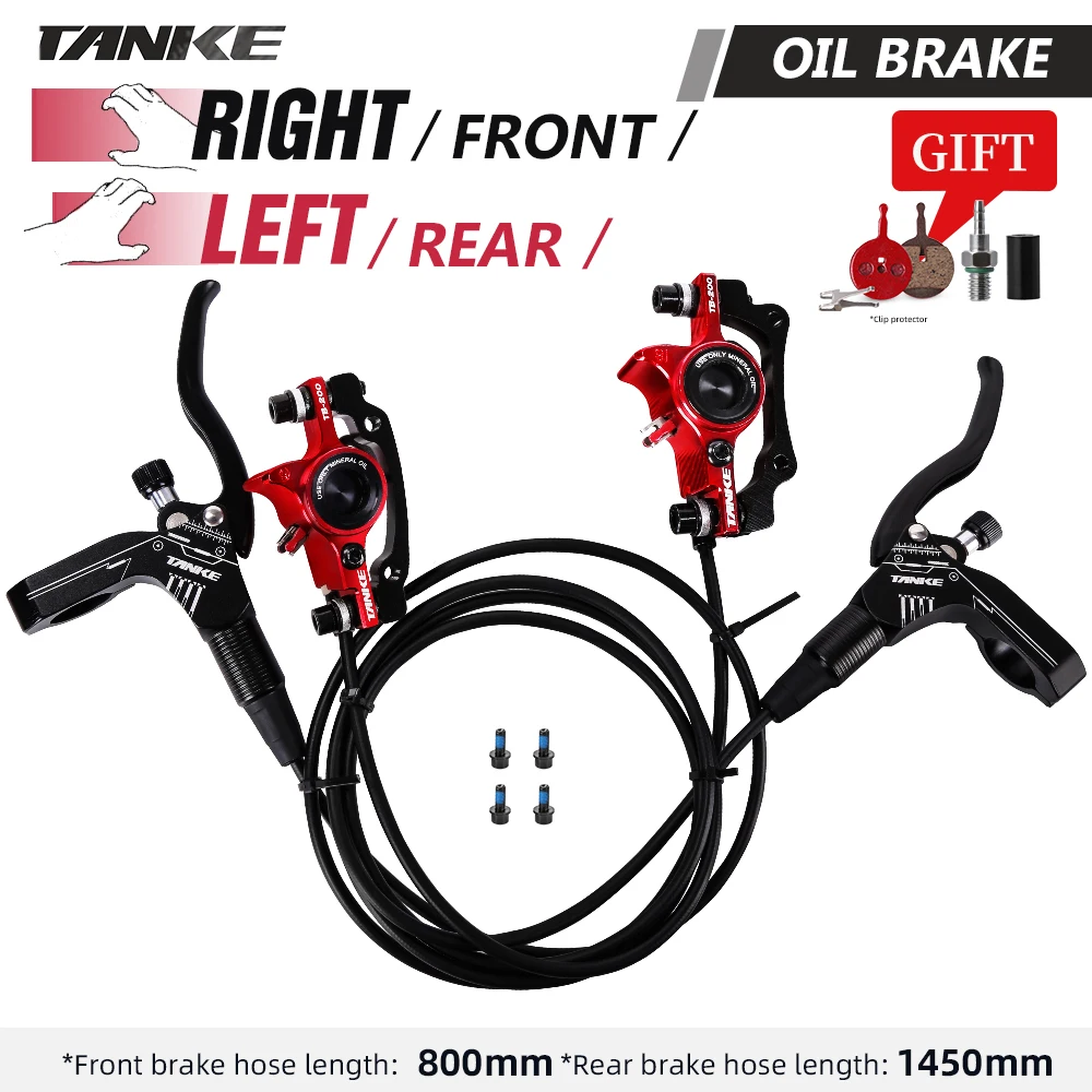 MTB Fiets Hydraulische Schijfrem Oliedruk Remklauw Klem Rem 160mm Voor Achter handvat EEN B-stijl CNC fiets Accessoires upgrad - afbeelding 1