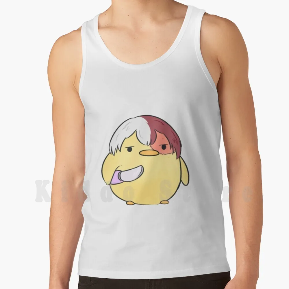 Todoroki As A Duck Knife Meme Tank Tops Vest Sleeveless Shoto Todoroki Shoto Todoriki Mha Bnha Boku No Hero Academia