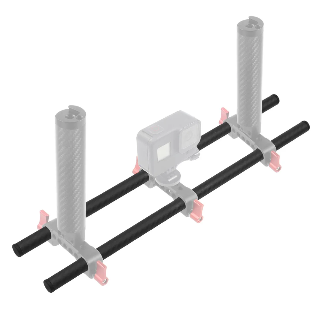 1x ضياء 15 مللي متر ألياف الكربون أنبوب قضيب D15 10 سنتيمتر 25 سنتيمتر 30 سنتيمتر 40 سنتيمتر ل متابعة التركيز السكك الحديدية نظام قفص الكاميرا قبضة استوديو صور اكسسوارات