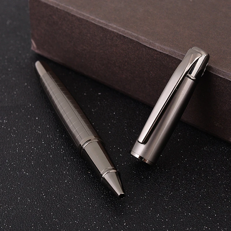 Luxury Heavy Feel Metal Ballpoint Pens School Business Office Signature Roller Pen Writing Ballpen Student Stationery Supplies