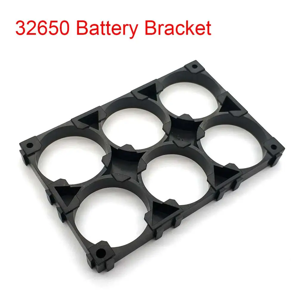 32650 Battery Bracket 2 X 3 Battery Holder Cell Holder Anti-Vibration Plastic Brackets For 32650 Batteries