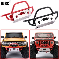 Metal Bumper For 1/10 Rc Car Trax Trx4 Bronco K5 Defender Axial Scx10 Iii Wrangler Parts