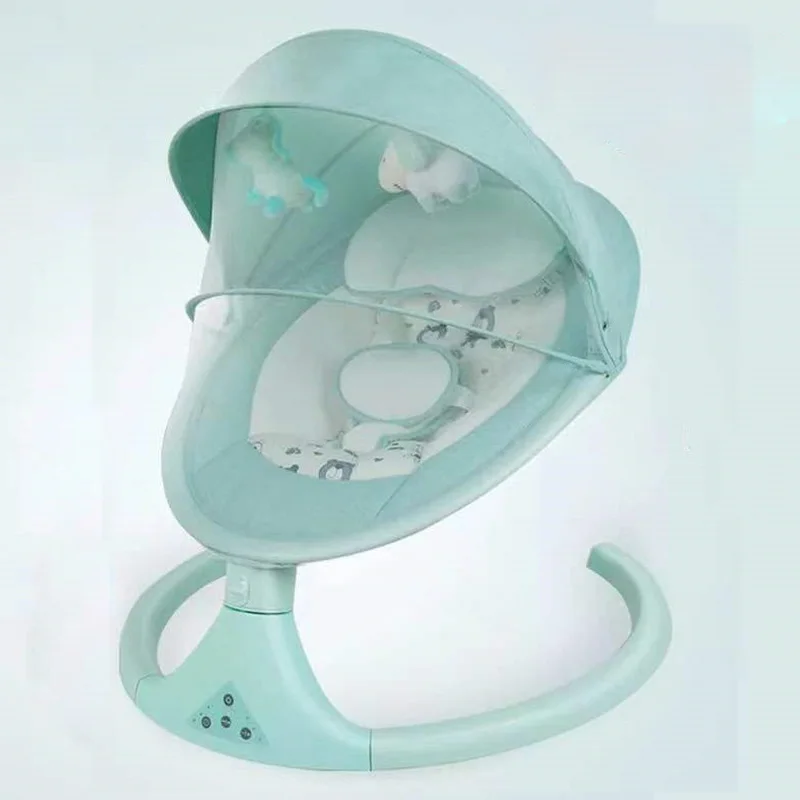 Baby Electric Rocking Chair Baby Bouncer Newborn Cradle  Music Bluetooth Newborn Rocker Swing Chair For 0-3 years old