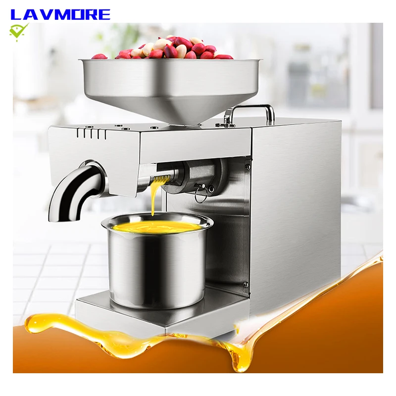 The new multifunctional oil press household small full intelligent automatic temperature control cold and hot oil fryer commerci