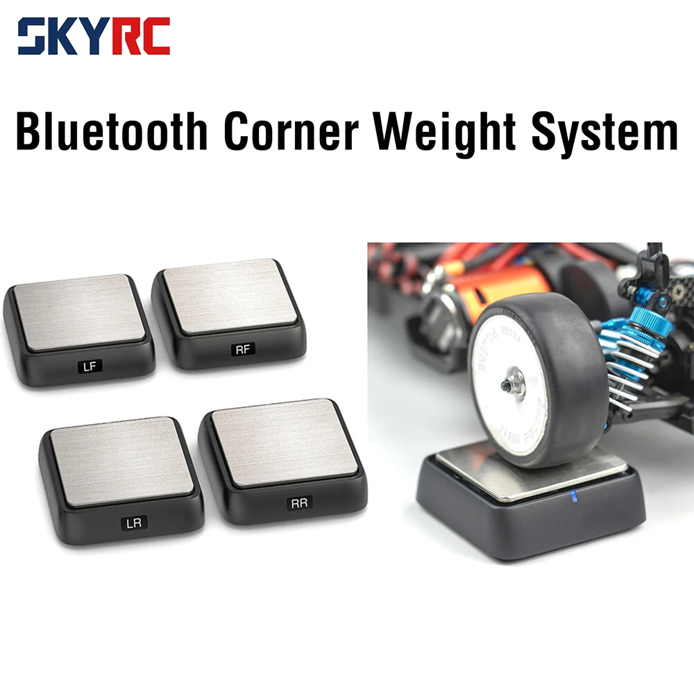 SKYRC Wireless Bluetooth Corner Weight System SK-500036 RC Car Balancing Scale Kit for 1/8 1/10 1/12 RC Car Truck Buggy Off-road