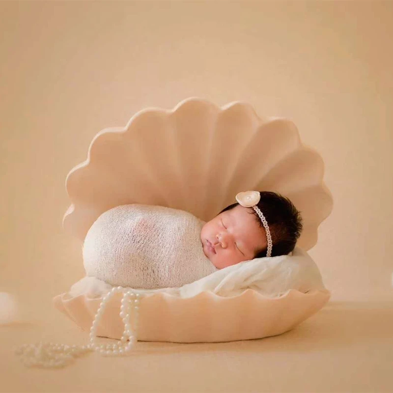 Newborn Photography Props Newborn Shooting Props Iron Shell Photo Prop Baby Studio Accessori Baby Furniture for Baby Photo Shoot