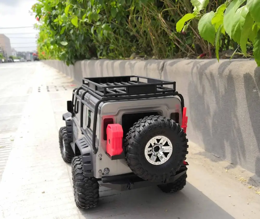 Reparación de alta velocidad, Control inalámbrico eléctrico, simulación de camioneta Land Rover, coche RC 1:10 2,4G 4WD, amortiguador, vehículo