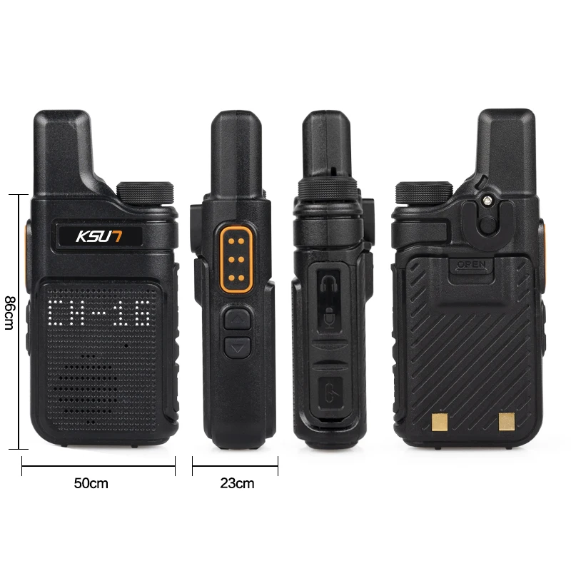 PMR 446 Walkie Talkie Mini comunicazione portatile Radio professionale Talkie Walkie ricetrasmettitore Radio bidirezionale qualità KSUN M6