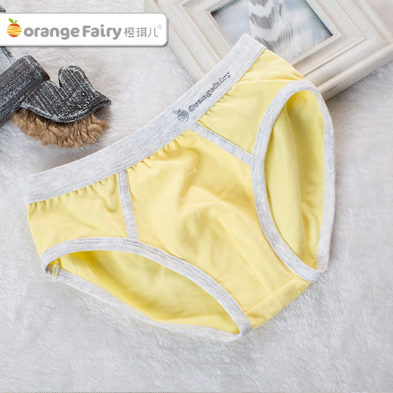 Boy Solid Color Briefs Kids Underwear Soft Cotton Underpants Summer Breathable Under Shorts Briefs 4pcs/Lot Size 110-140