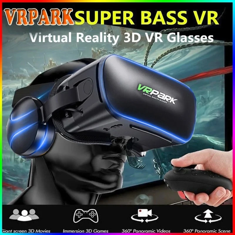 ثلاثية الأبعاد VR نظارات نظارات مع ألعاب تحكم سماعة خوذة نوع VR نظارات ل 4.5- 6.7 هاتف ذكي واي فاي طائرة بدون طيار FPV ألعاب أطفال