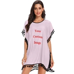 Custom Picture Scarves Women Foulard Smock Shawl Wrap Muffler Pareo Female Chiffon Hijab Poncho Suitable For Beaches And Parties