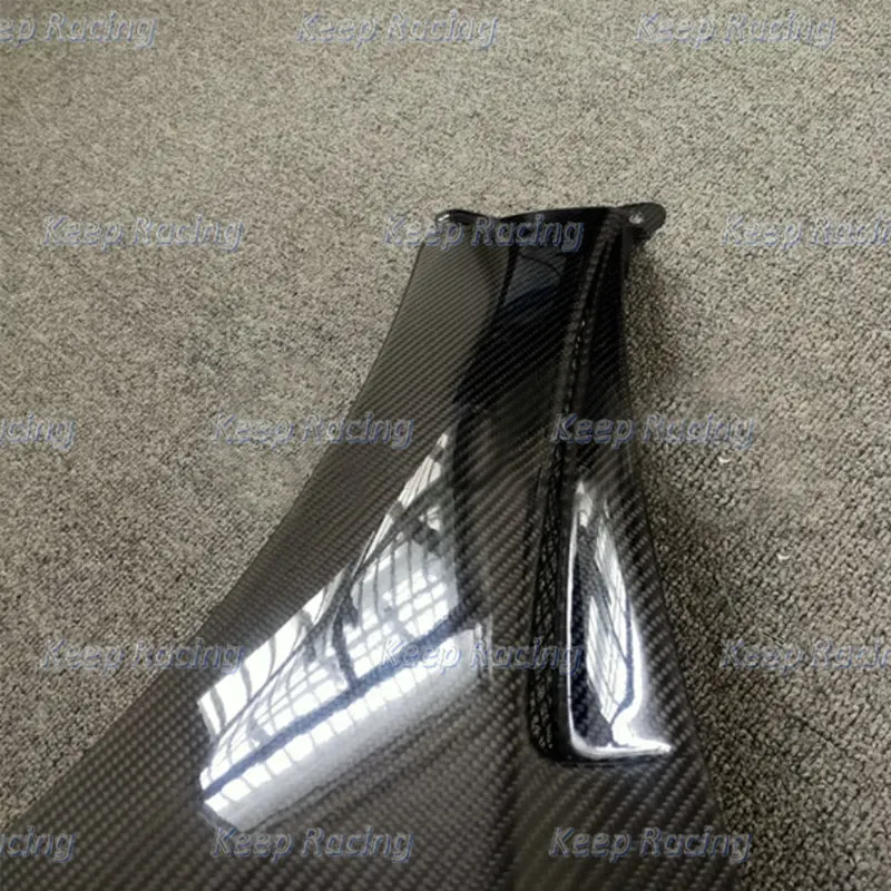 DAMD Style Carbon Fiber Front Fender Vented For Subaru Legacy BP5 Glossy Finish Wheel Flare With Air Duct Fibre Arch Cover Part