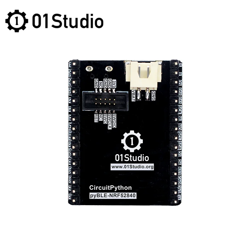 01Studio pyBLE-NRF52840 Bluetooth Module Development Demo Board  Low Power Consumption MicroPython Circuitpython IOT Wireless