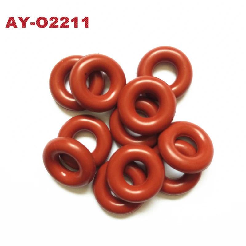 2000pcs fuel  injector upper oring 6.58*4.27mm Rubber oring seals green color