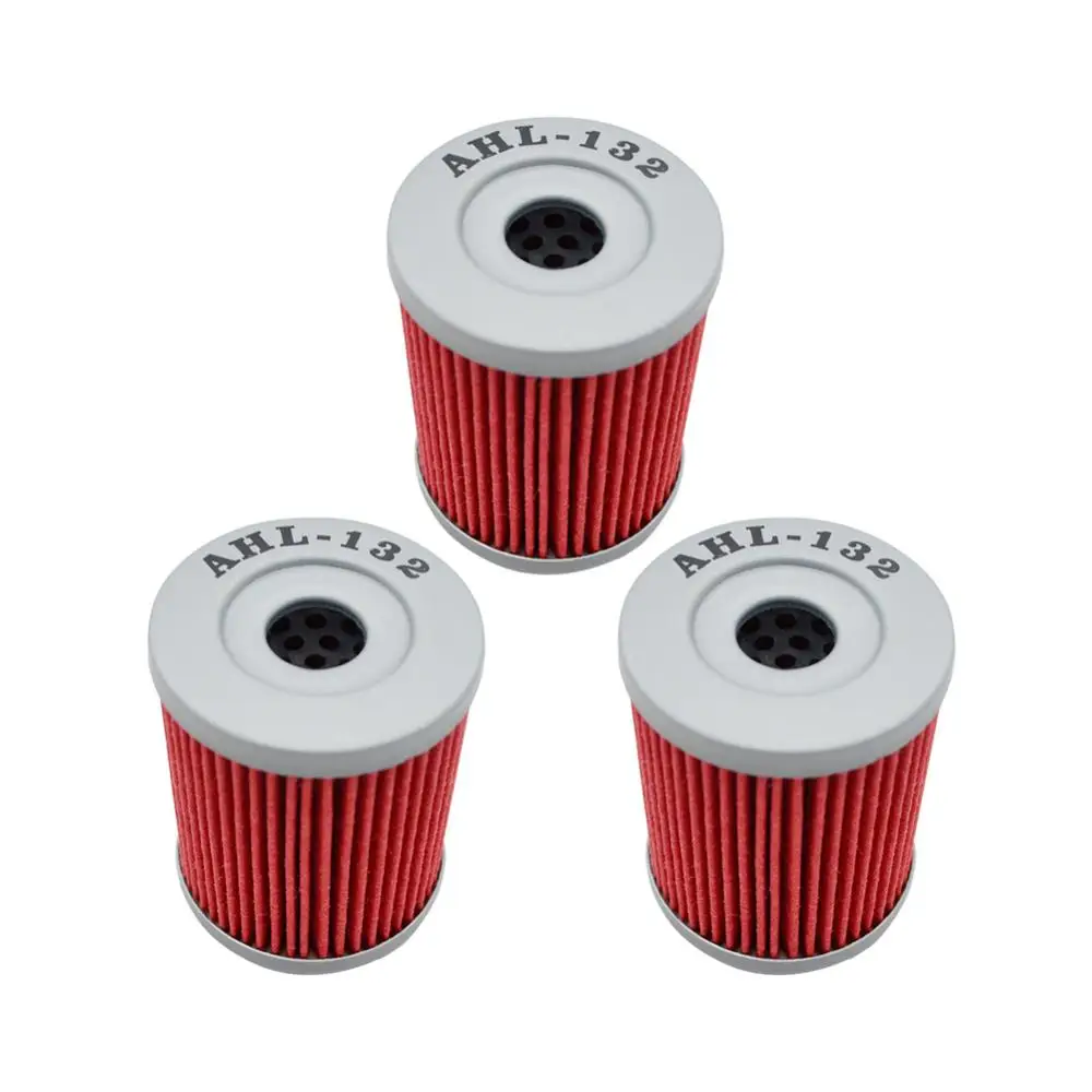 3pcs Oil Filter For YAMAHA CP250 CP 250 MORPHOUS 2006-2008 YP250 YP 250 Majesty 2004-2007 YP400 YP 400 Majesty 2004-2014