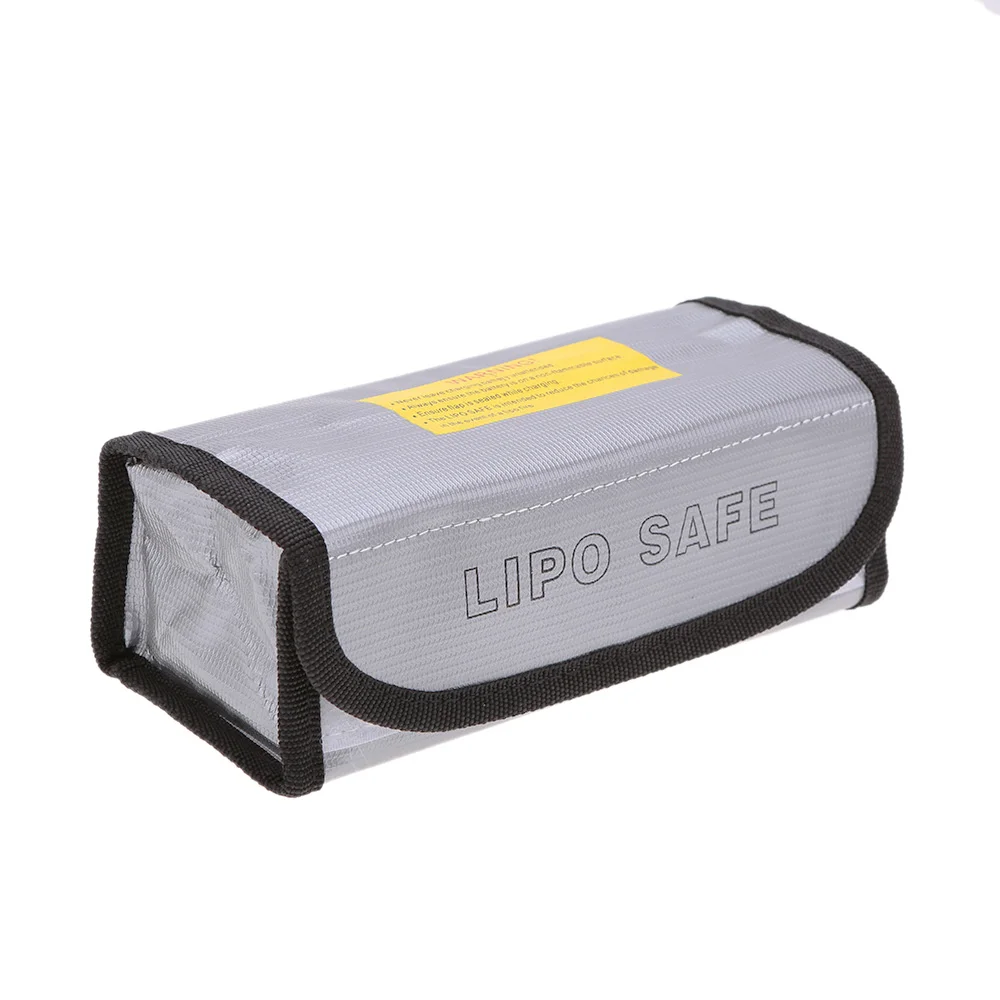 RC LiPo Battery Safety Protect Bag Pouch Safe Guard Charge Sack 185 X 75 X 60 mm,235 X 180 X 65 mm