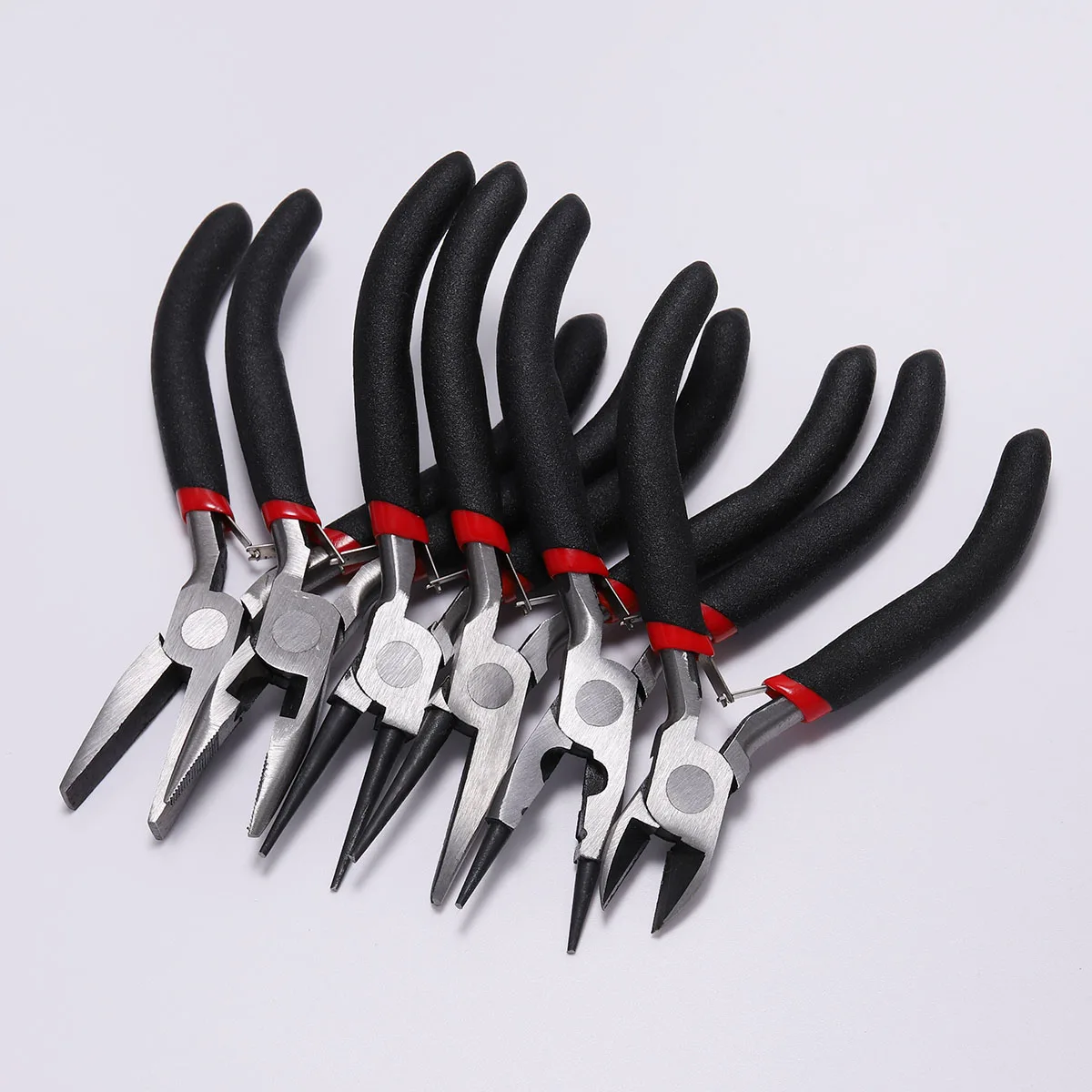 12 Kinds Jewelry Pliers Tools & Equipment Kit Long Needle Round Nose Cutting Wire Pliers For Jewelry Making Handmade Accessories