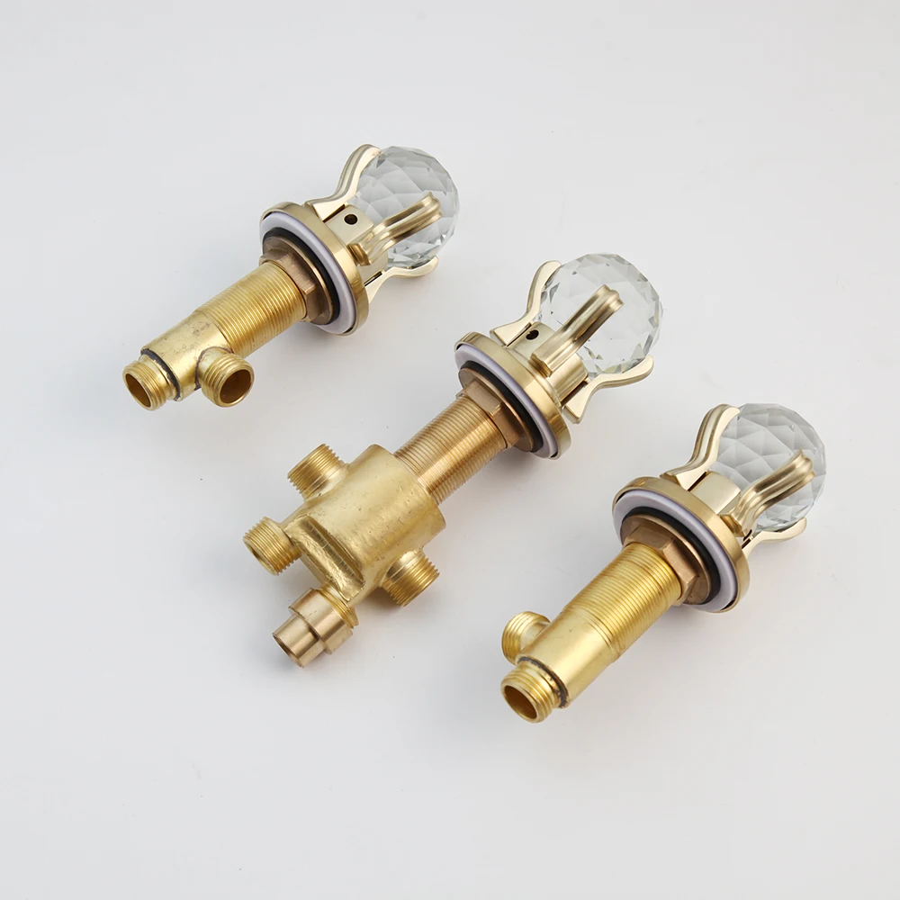 Imagem -06 - Zappo Escova Cachoeira Bico de Ouro Peças Torneira da Banheira Cromo Terminado Torneiras Misturadoras para Chuveiro do Banheiro com Chuveiro Mão