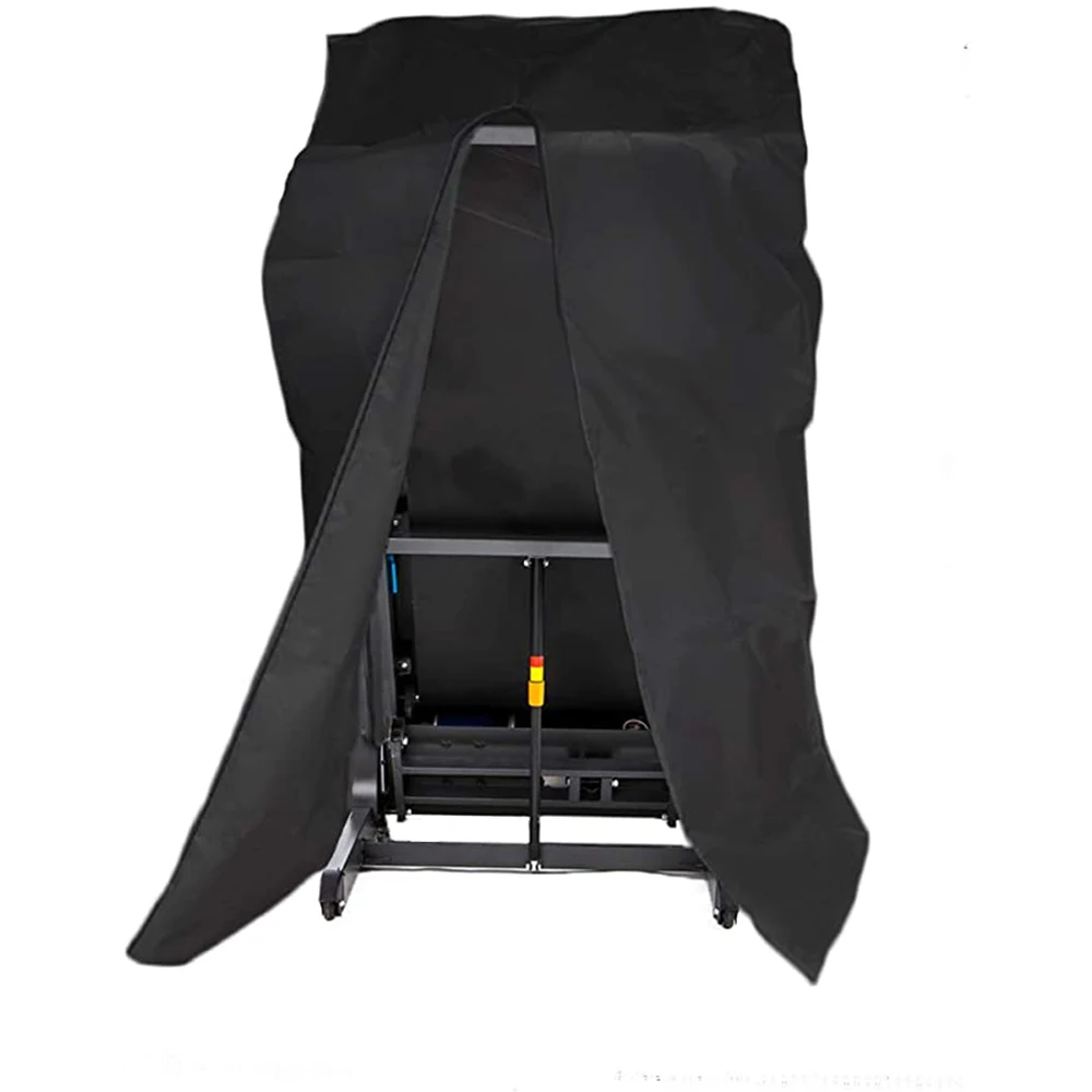 New Treadmill Cover, Folding Treadmill Cover, Dustproof and Waterproof Cover, Oxford Cloth Waterproof Sunscreen Cover(Black)