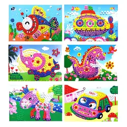 3D Foam Mosaics Sticky Crystal Art Princess&Butterflies Sticker Game Craft Art Sticker Kids Children GiftIntelligent Education