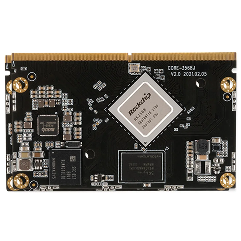 Imagem -04 - Rockchip Rk3568 Coreboard Core3568j Placa da Indústria 4gb Mais 32gb Quad-core de Alto Desempenho ai Wifi Sbc para Iot Smart Nvr