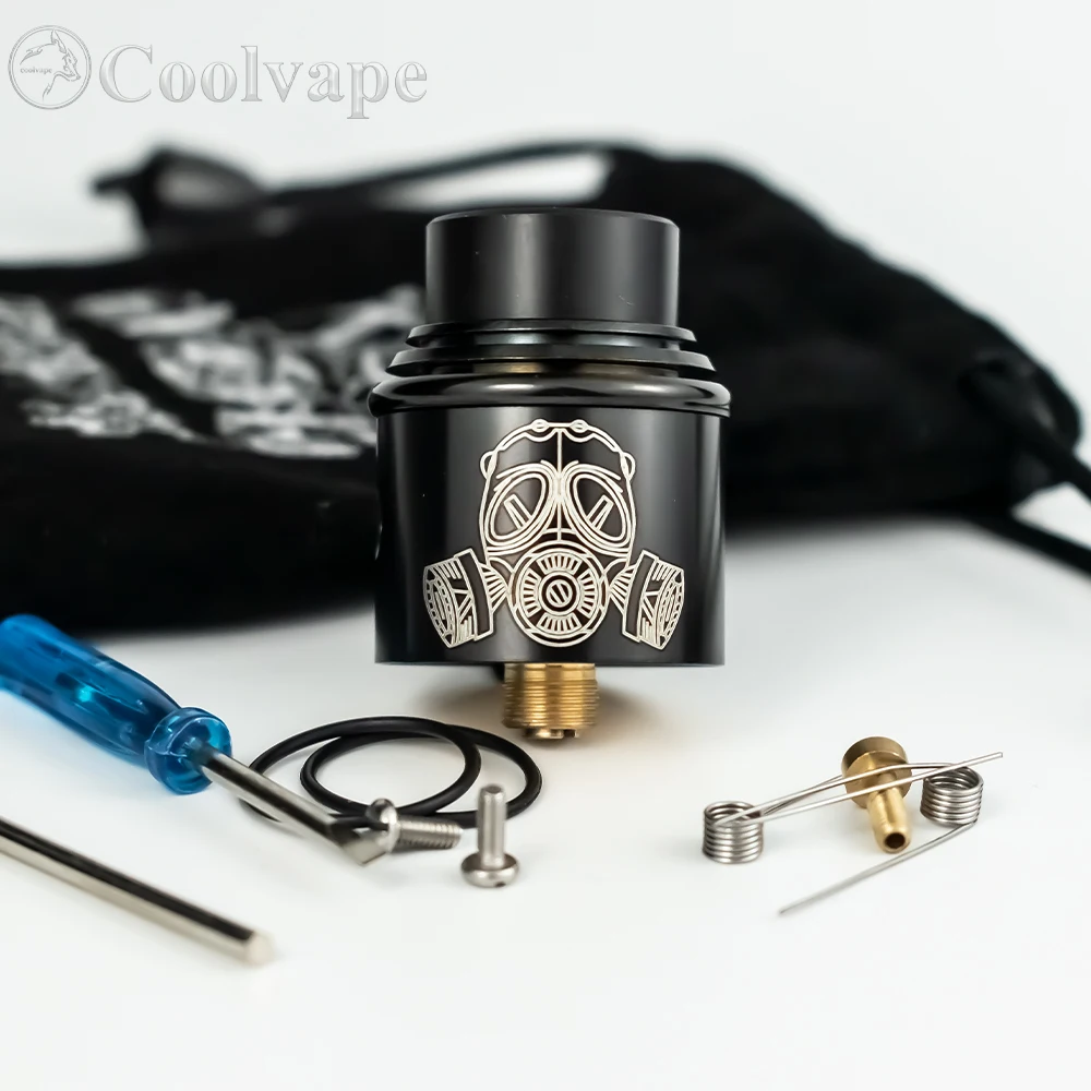 Apocalypse GEN 2 RDAกับSquonk BF PIN 24มม.ทองเหลืองดาดฟ้าขดลวดคู่Rebuildable Vaporize 510ด้ายE-บุหรี่ถังAtomizer