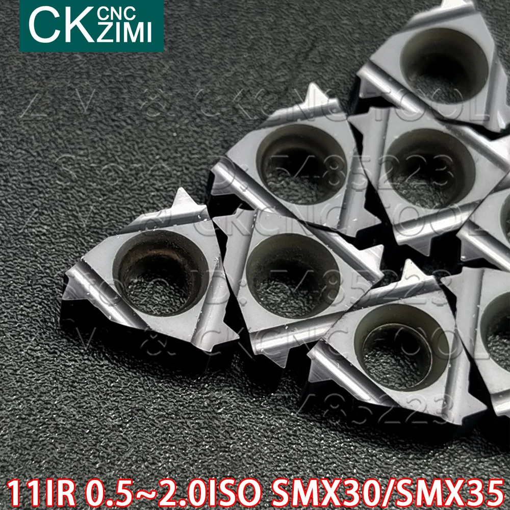 11IR 0.5ISO 0.75ISO 1.0ISO 1.25ISO 1.5ISO 1.75ISO 2.0ISO 2.5ISO SMX30 SMX35 Interne Buitendraad Draaiwisselplaten Cnc Gereedschap