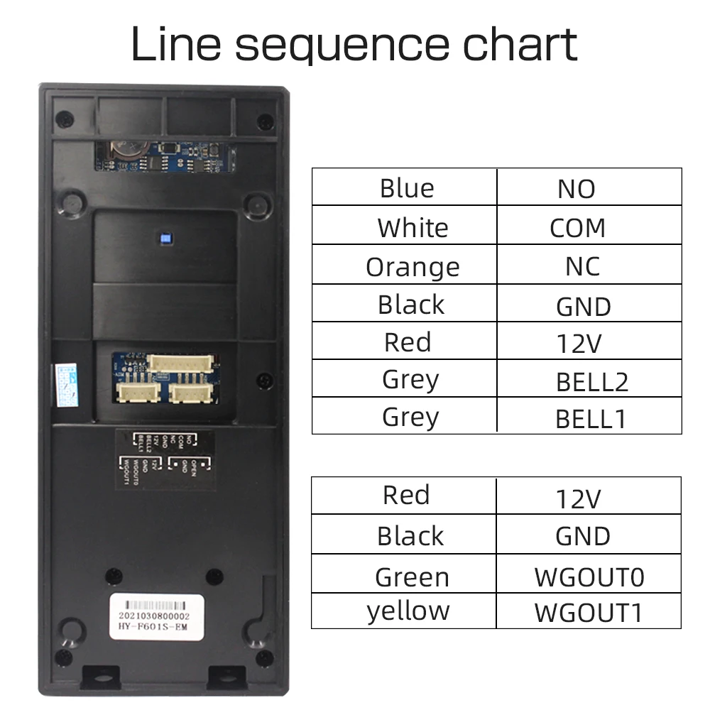 Sistema de Control de Acceso de puerta inteligente, Kit con teclado independiente, 125 usuarios, tarjeta de 1000 MHZ, TCP/IP, huella dactilar, RFID,