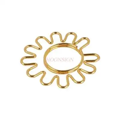 12pcs Golden sun flower clip di carta clip di carta decorazione differenza ago fumetto clip di carta del fumetto di carta clip cute