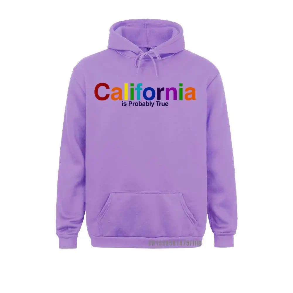 California Is Probably True Funny Poor English Hoodie Retro Men Sweatshirts Youthful Hoodies Long Sleeve Hoods Winter