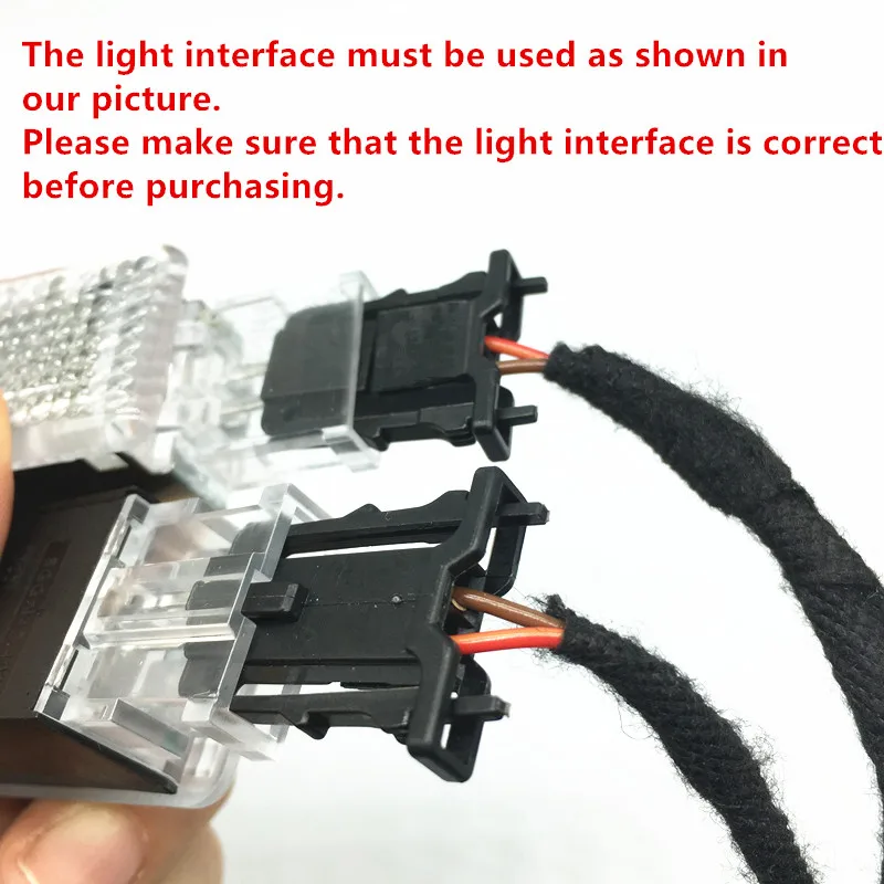 Car Halogen/LED Footwell light Cable Wiring Harness For Passat B6 B7 B8 Golf 6 mk6 7 MK7 7.5 Tiguan Polo Superb Seat Alhambra