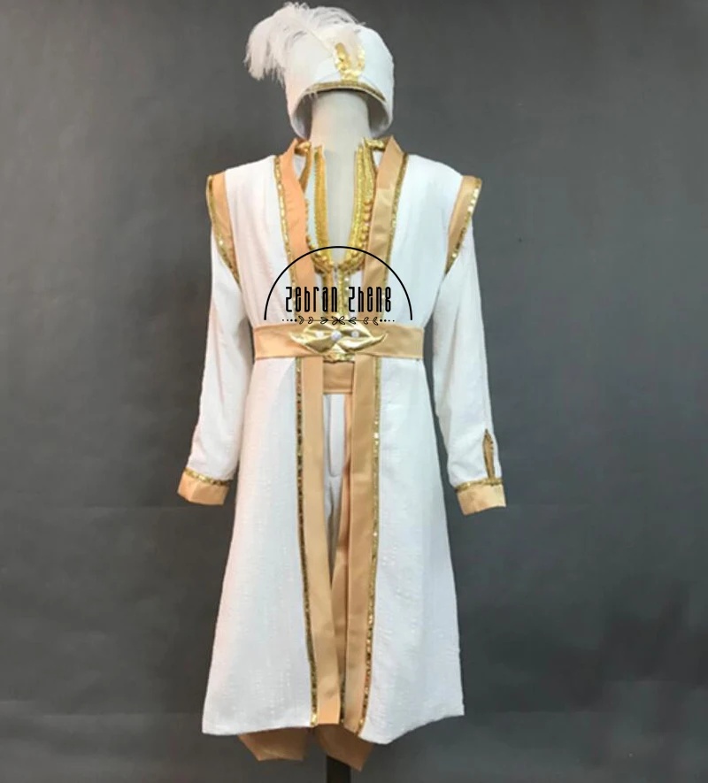 

New Moive Aladdin Cosplay Costume For Adult Man Halloween Party Custom Made