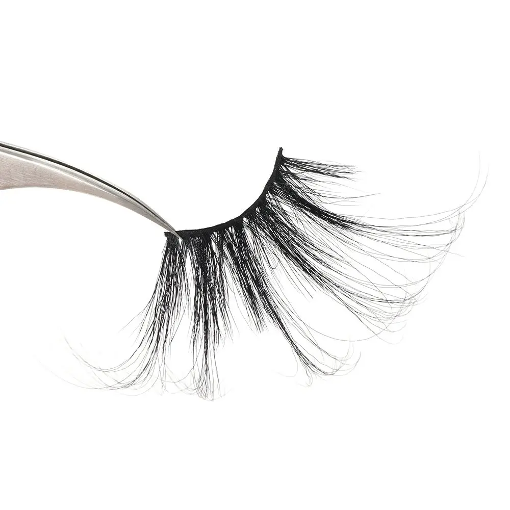 1 Pair 70mm Handmade Super Long Fluffies Dramatic 100% 3D Mink Hair False Eyelashes 70mm Lashes Lash Extension