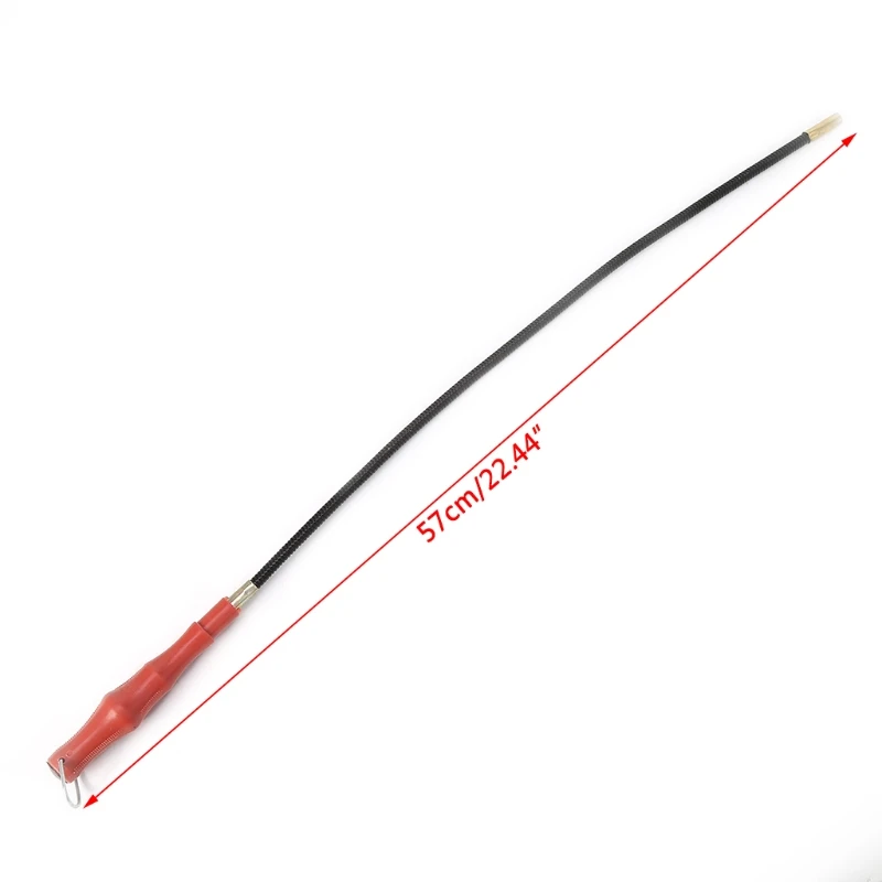 Captador magnético para reparación de herramientas de garaje, grabador Flexible con mango de plástico rojo