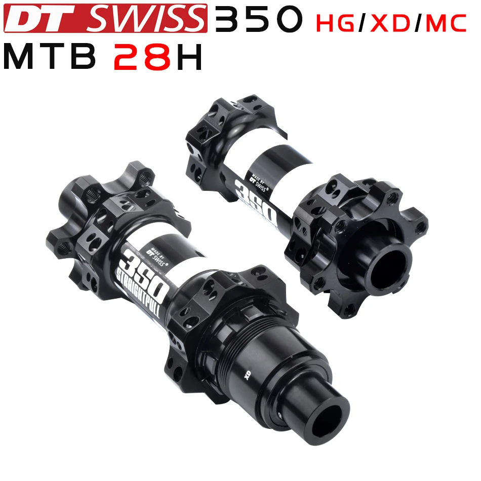 DT Swiss 350 Disc Brake Straight Pull Elbow Mountain Bike Hubs 141/148/142/135 HG / XD / MC Boost 28H MTB QR TURU SRAM XX1 12S