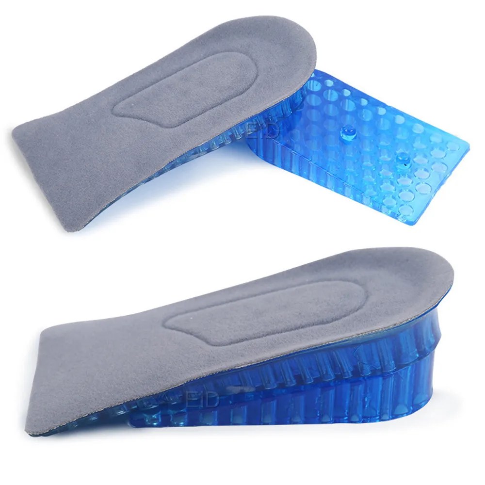 EiD Height Increase Half Shoes Pads for Men Women Insoles Lift Taller Silicone Gel Heel Cup Heighten Increased Up Inserts Pad