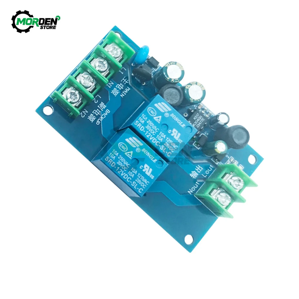 220V Two-Channel Relay Automatic Switch Module 10A Dual Relays Electrical Accessories Power Supply