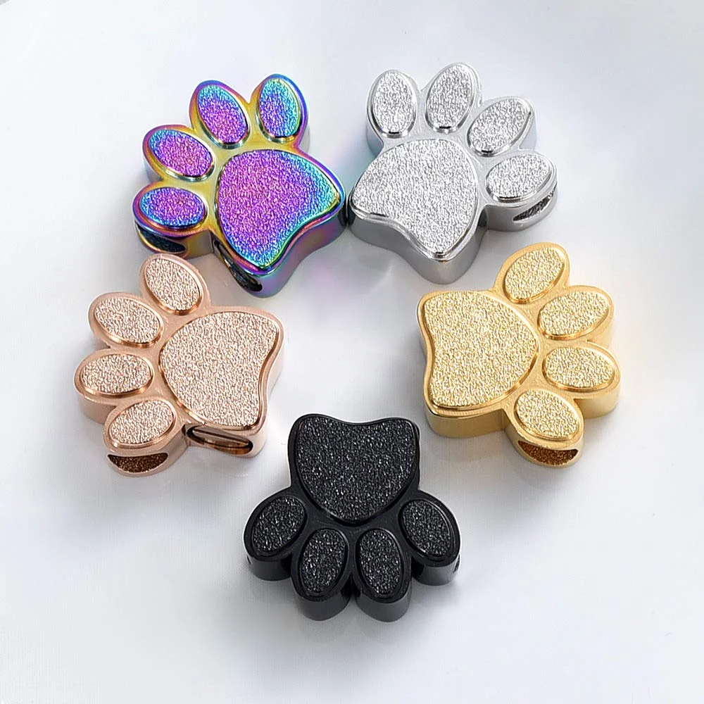 Pet Cremation Jewelry for Ashes Pendant Paw Print Pet Urn Necklace Keepsake Jewelry for Cat Dog Memorial Ashes Necklace