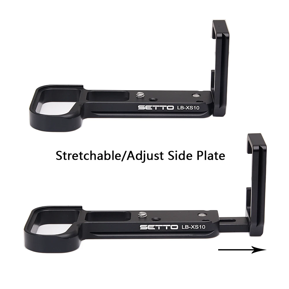 แผ่น Quick Release L Holder Grip สำหรับ Fuji ฟิล์ม X-S10 XS10 Fuji กล้อง W/Arca-Type 1/4"