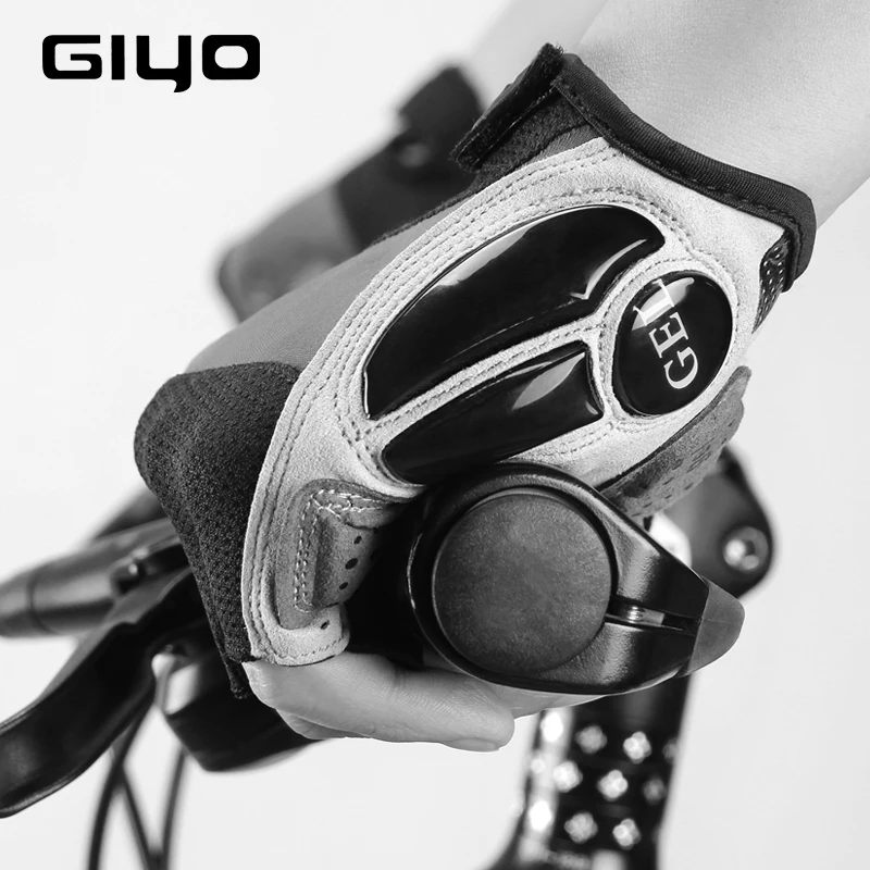 GIYO Bicycle Gloves Half Finger Outdoor Gloves For Men Women Extra Gel Pad Breathable MTB Road Racing Riding Cycling Gloves DH