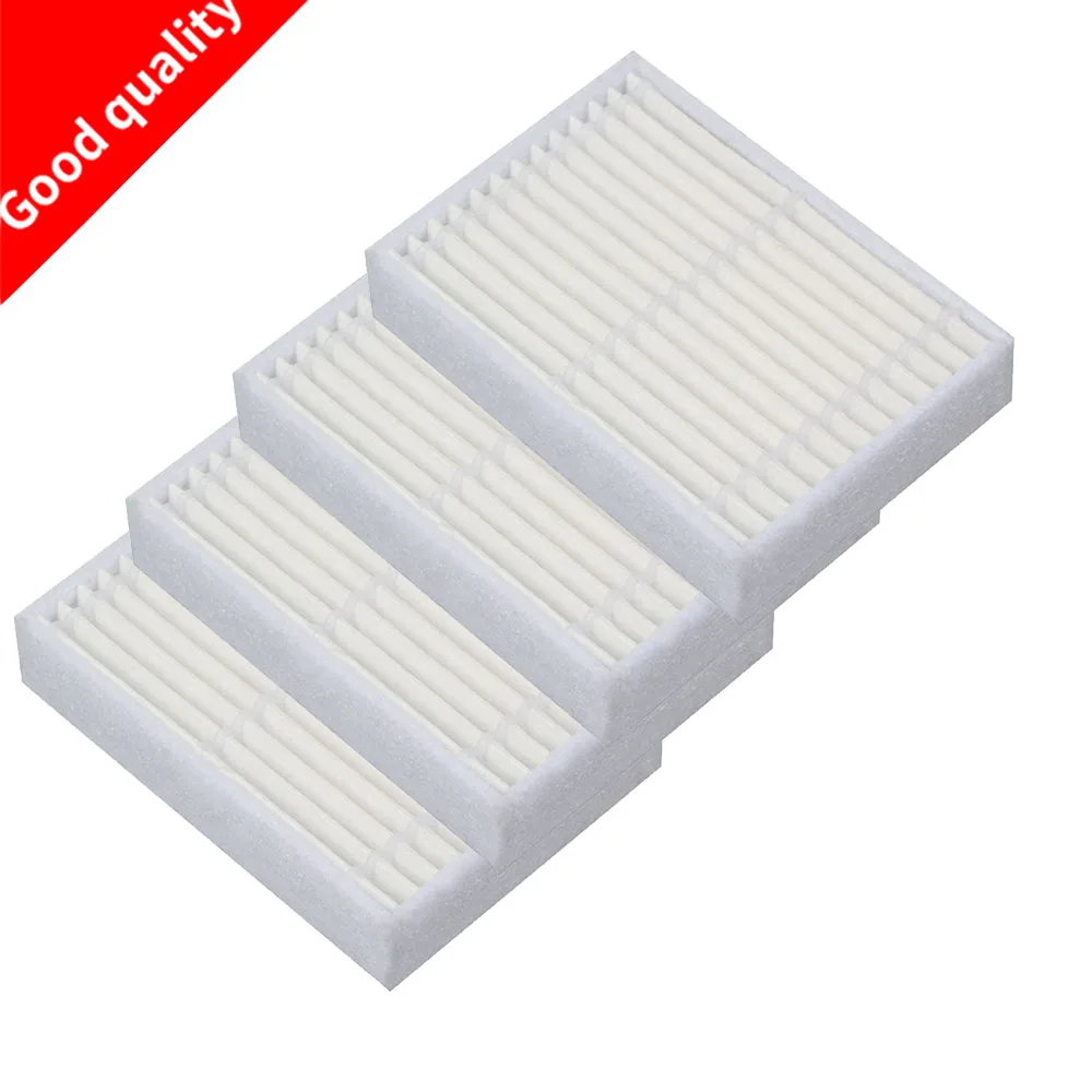 4 pçs/lote robô aspirador de pó peças hepa filtro para panda x600 pet kitfort kt504 robótico