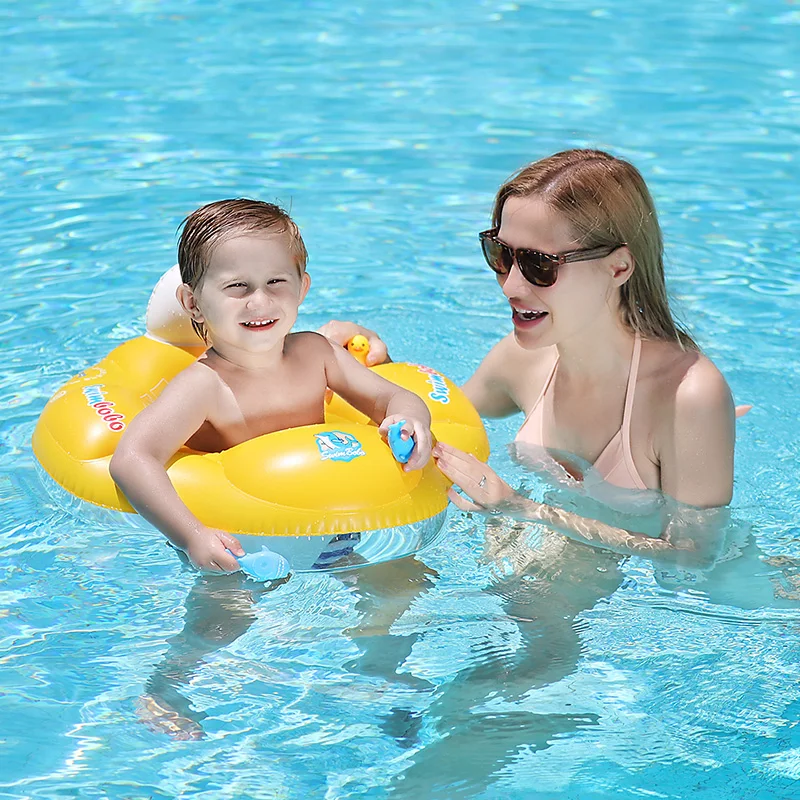 Baby Swim Ring Inflatable Seat Floating Kids Swimming Pool Accessories Bathing Raft Children Swim Trainer Baby Float Toy