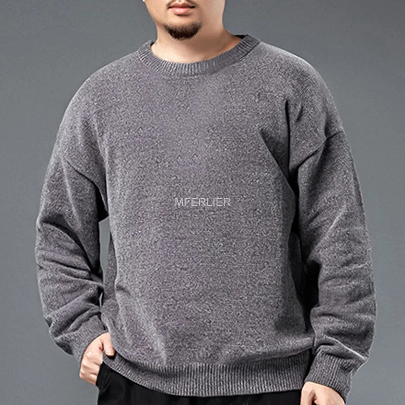 Autumn Winter Sweater Oversize Men 7XL 6XL 5XL 140kg Large Size Loose Sweater