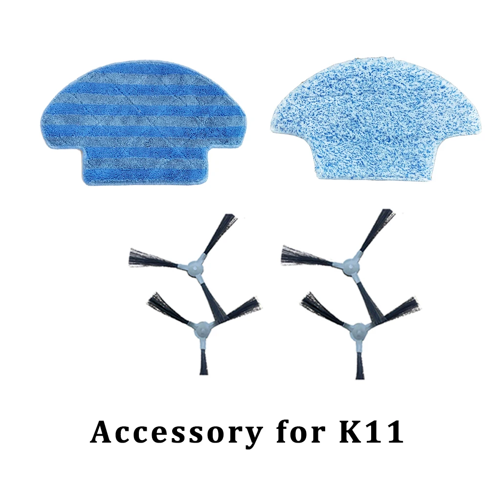 อุปกรณ์เสริมสำหรับ D2เครื่องดูดฝุ่นหุ่นยนต์ Dishcloth,แปรงด้านข้าง,Mop,กรอง,กล่องฝุ่น