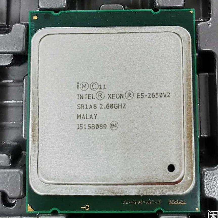 Intel Xeon Processor E5-2650 V2 E5 2650 V2 e5 2650V2 CPU 2.6  Turbo frequency 3.4 LGA 2011 Octa Core Desktop processor X79