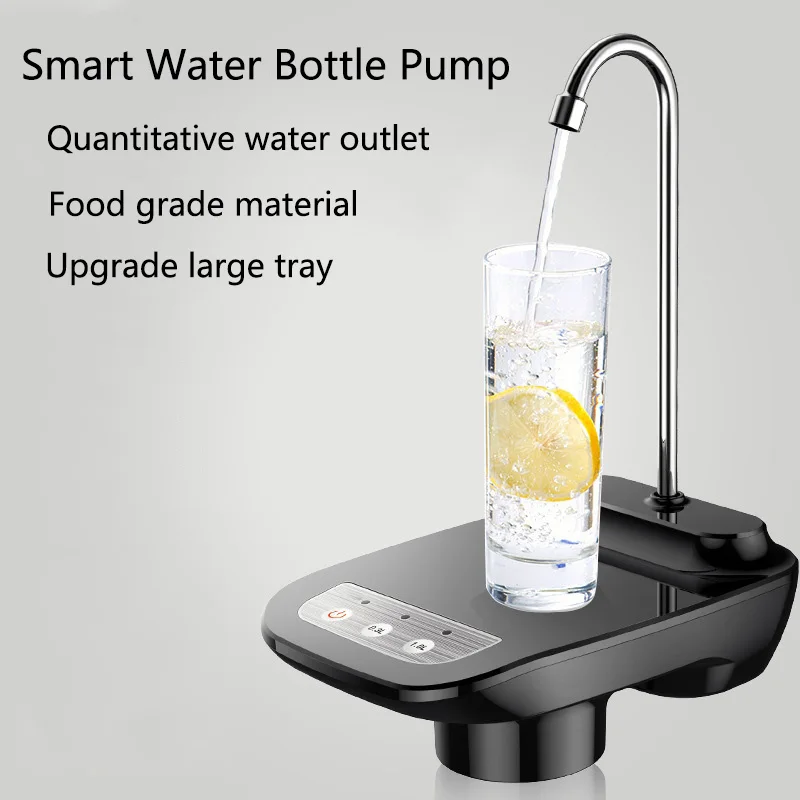 

Automatic Water Bottle Pump USB Charging Electric Water Dispenser Portable Smart Water Pump Home Gadget Drinking Water Pump