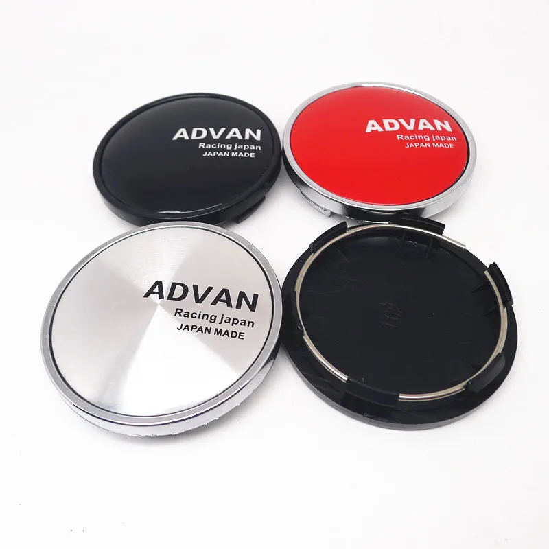 

4pcs 62mm 56mm For ADVAN Racing Car Wheel Hub Rim Center Cap Cover 56mm Badge Emblem Sticker